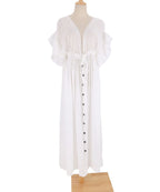 Robe Blanche Longue Hippie